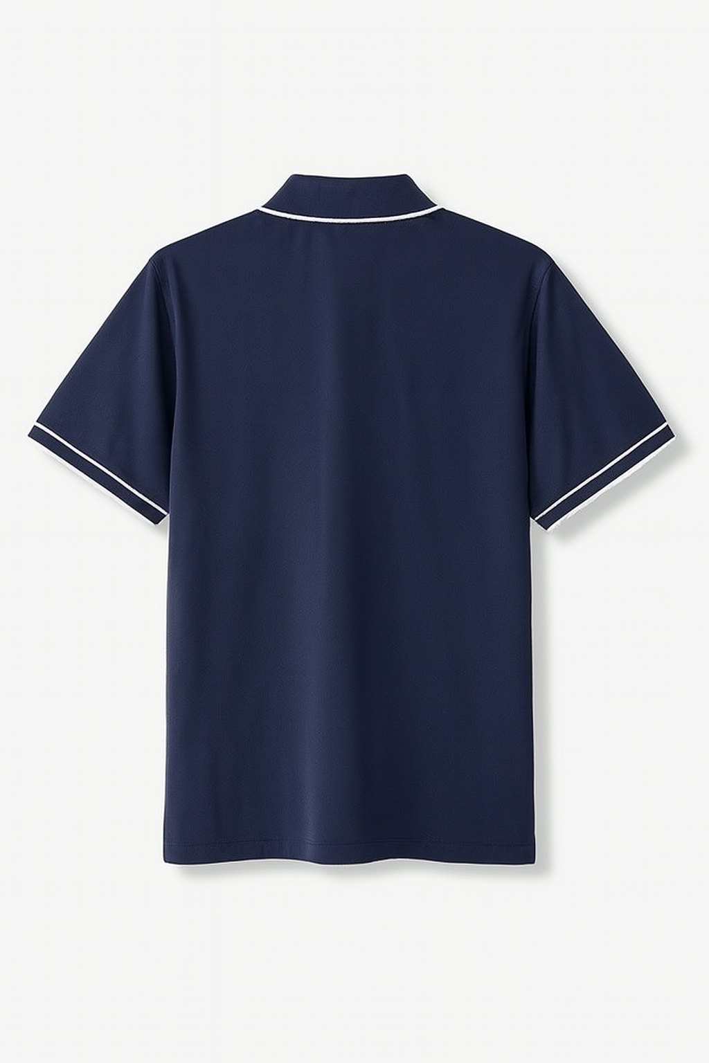 Blue Jacquard Flacket and collar Polo with stylish