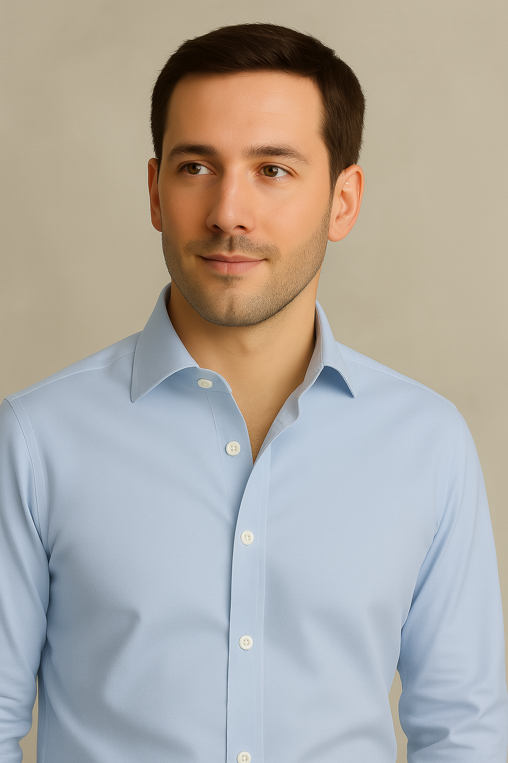 Formal Light Blue cotton Shirt