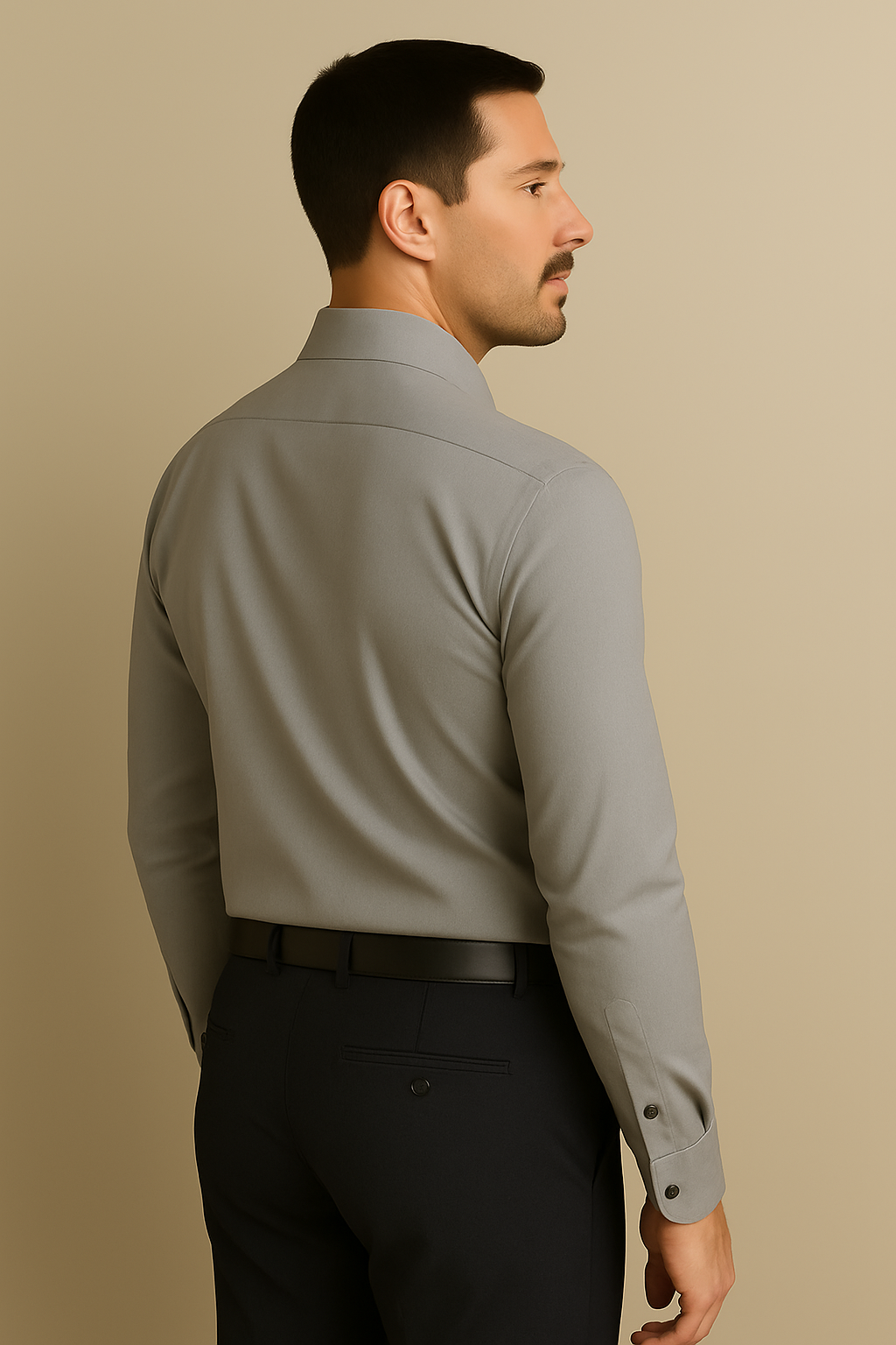 Formal Grey cotton Shirt