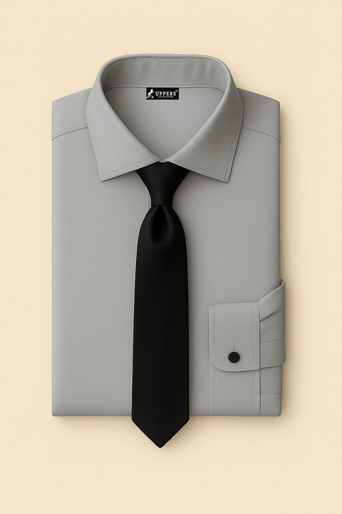 Formal Grey cotton Shirt