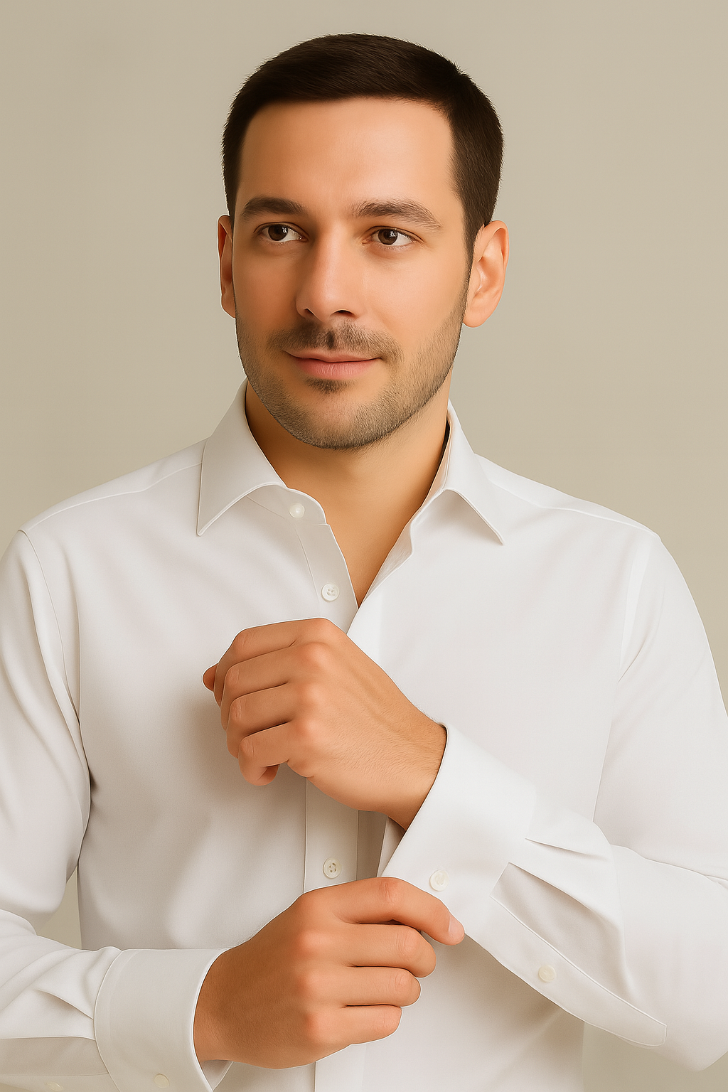 Formal White cotton Shirt