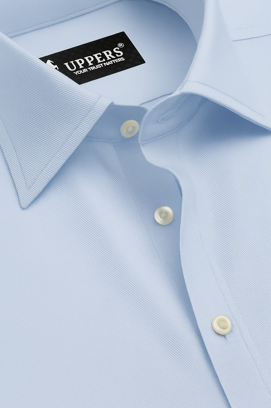Formal Light Blue cotton Shirt
