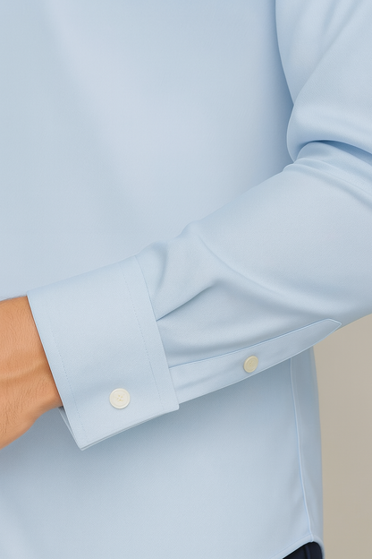 Formal Light Blue cotton Shirt
