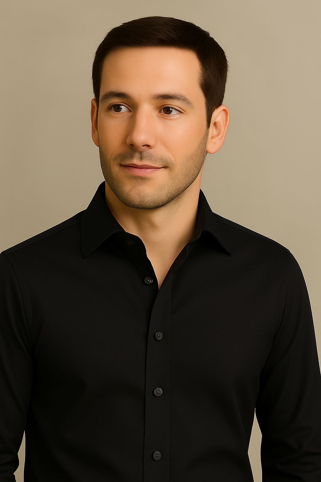 Formal Black cotton Shirt