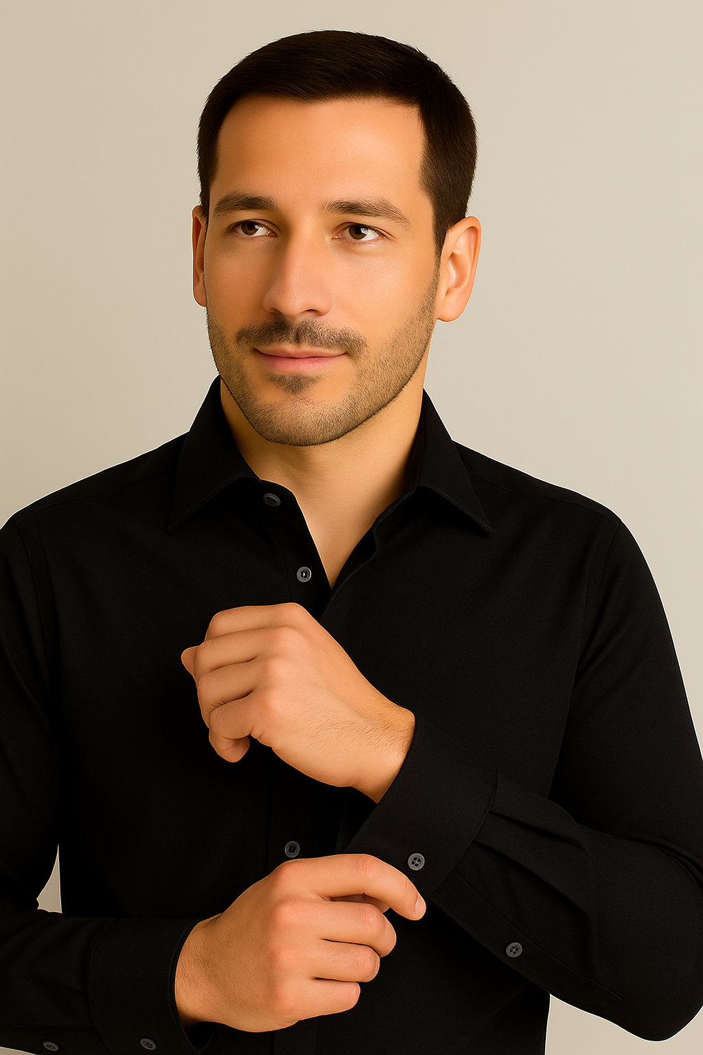 Formal Black cotton Shirt