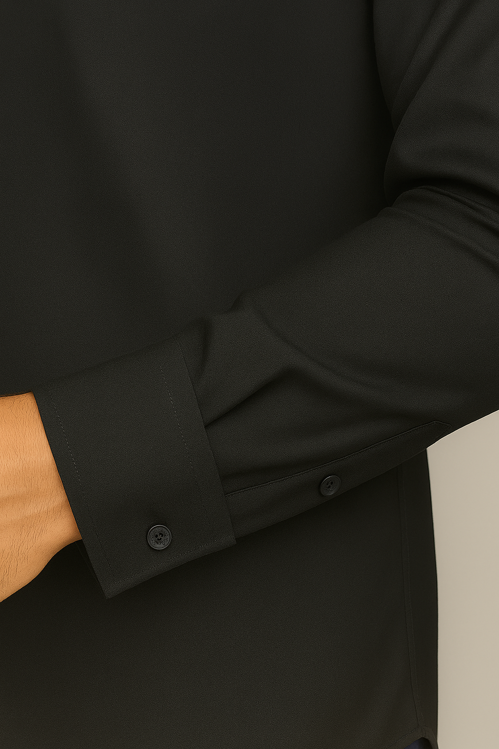 Formal Black cotton Shirt