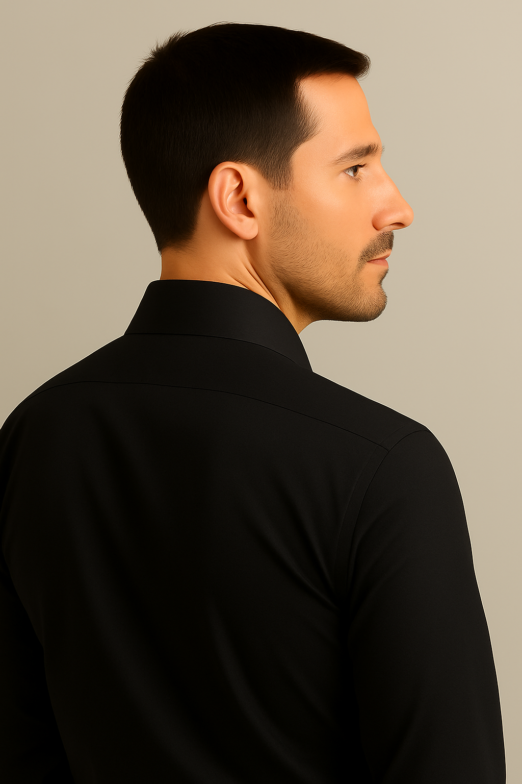 Formal Black cotton Shirt