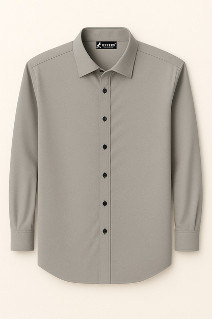 Formal Grey cotton Shirt