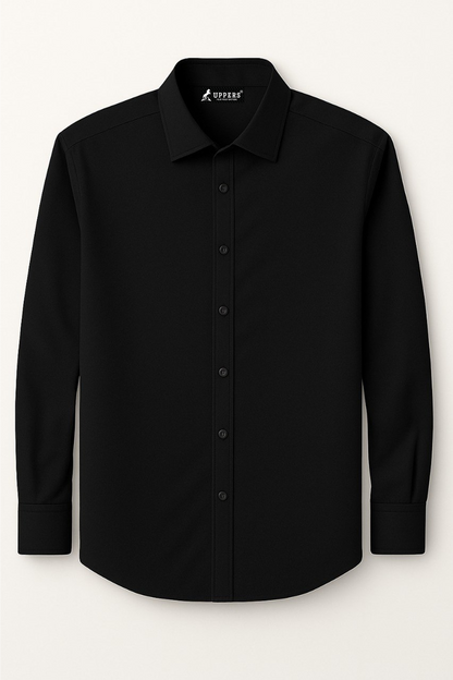 Formal Black cotton Shirt
