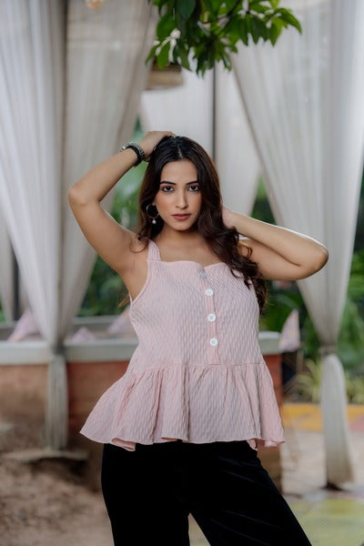 Sleeveless Fancy Top