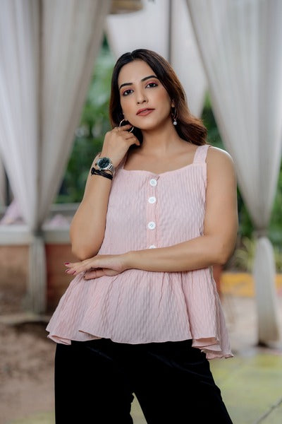 Sleeveless Fancy Top