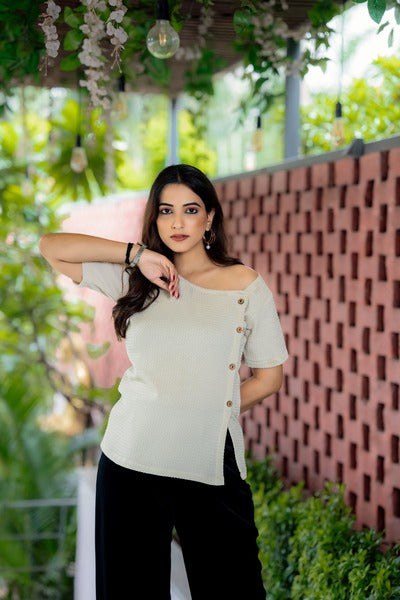 Side Fit Side Neck Fancy Top