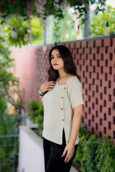 Side Fit Side Neck Fancy Top
