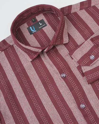 Full Sleeve Cotton Dobby Lining Shirt